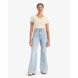 Levis The Ribcage Bell Flare Women’s Jeans  in Light Wash Size 28